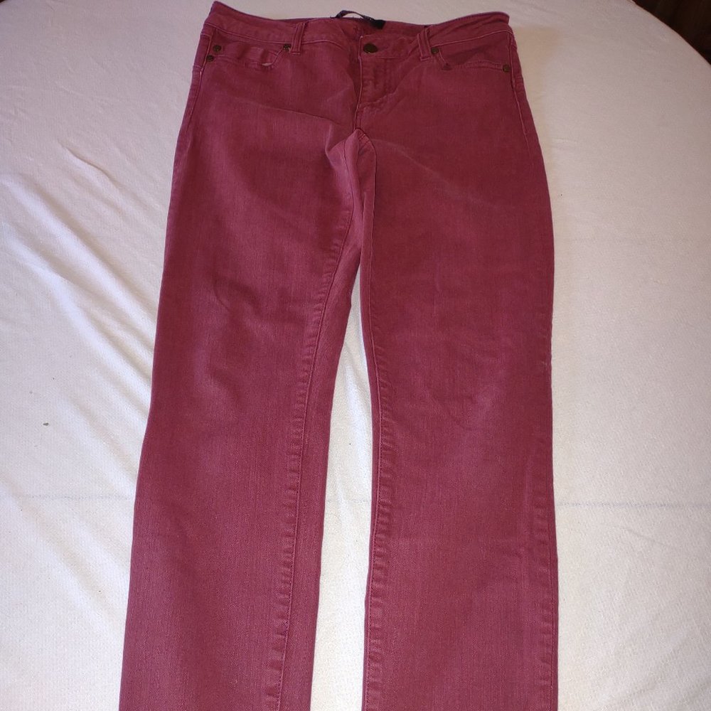 LIVERPOOL JEAN COMPANY WINE 5 POCKET JEANS WOMAN'S SIZE 6